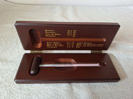Wein Thermometer - Vintage Weinthermometer im Etui.