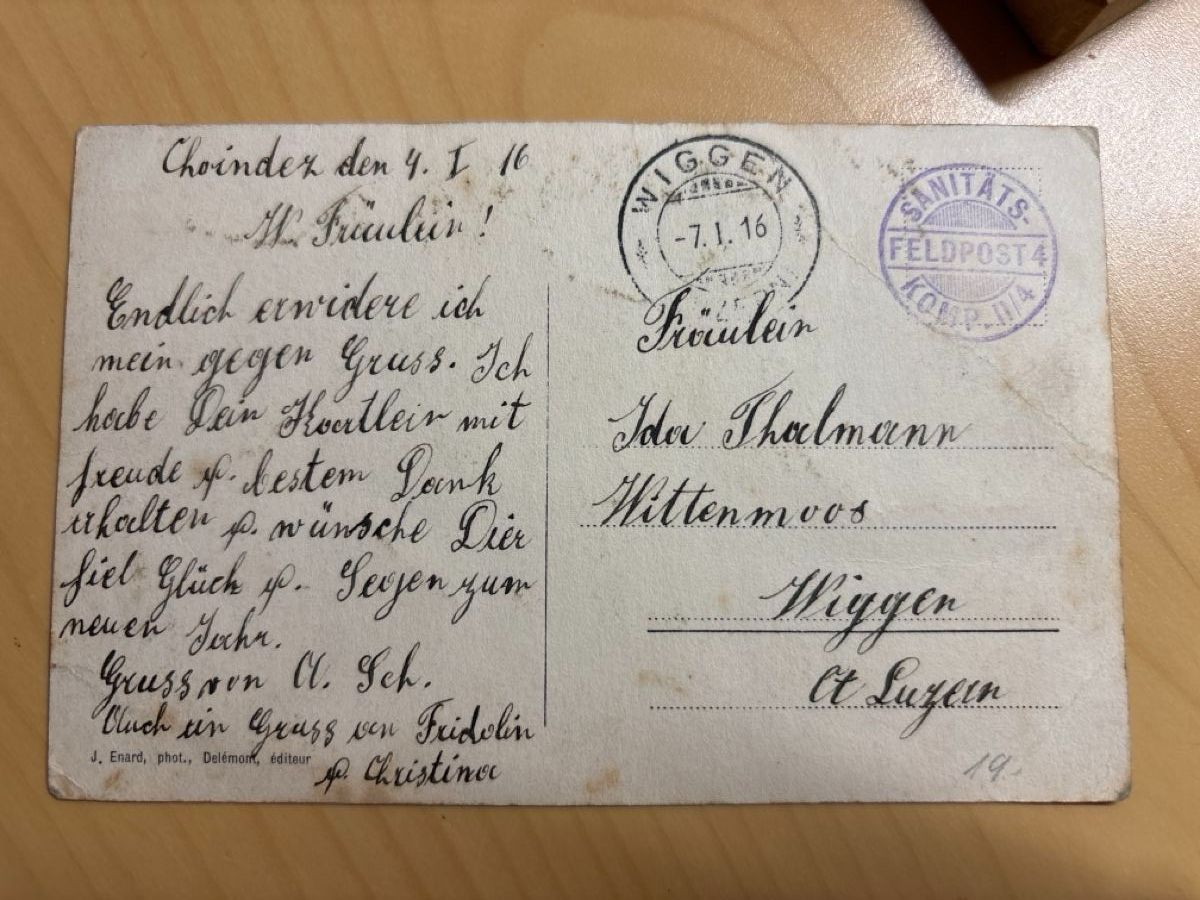 Cartoline postali: Choindez – Usato da Alle venduto da Bout0 1