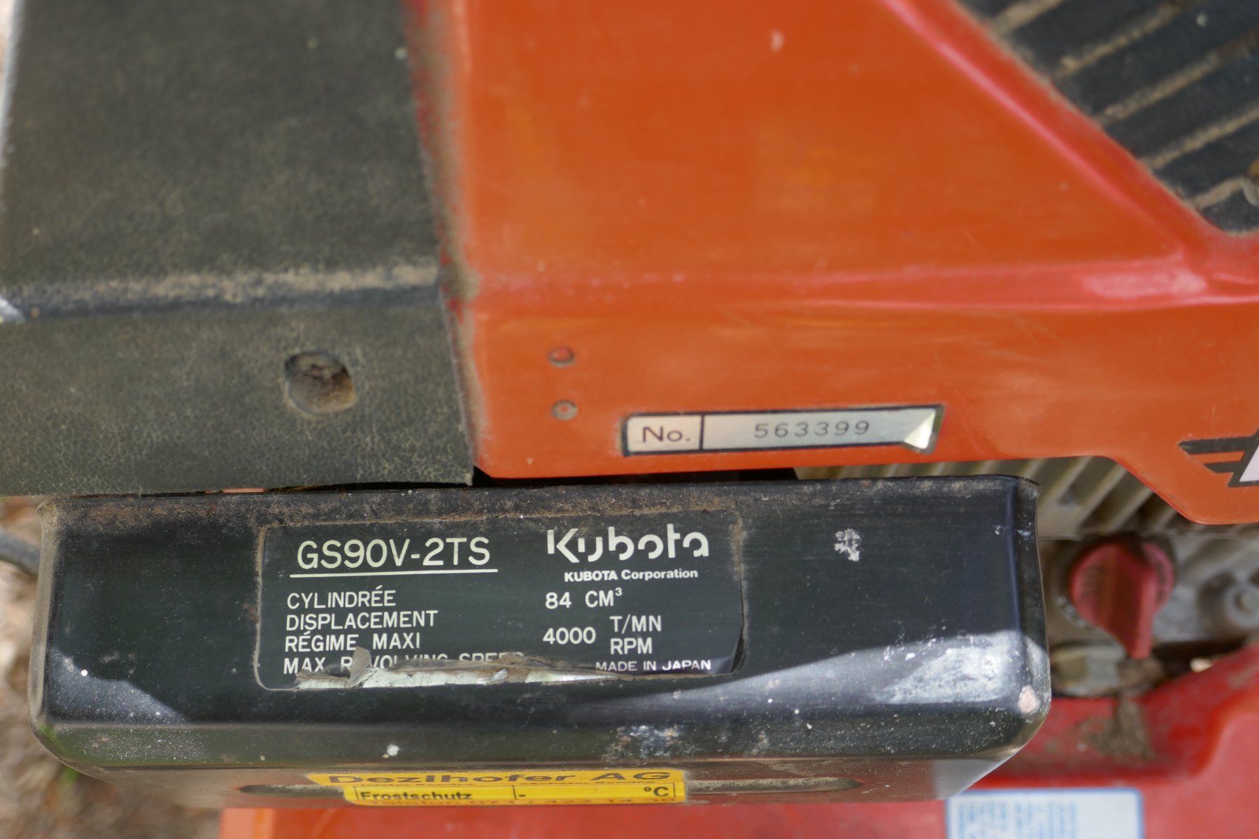Kubota Tutte le macchine: Kubota Motorhacke – Usato da walzenhausen venduto da niekmota 2