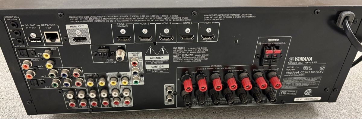 Yamaha Ricevitori: YAMAHA AV Receiver RX-V675 ab Fr. 1.-  – Usato da Perlen venduto da S0nG0ku 2
