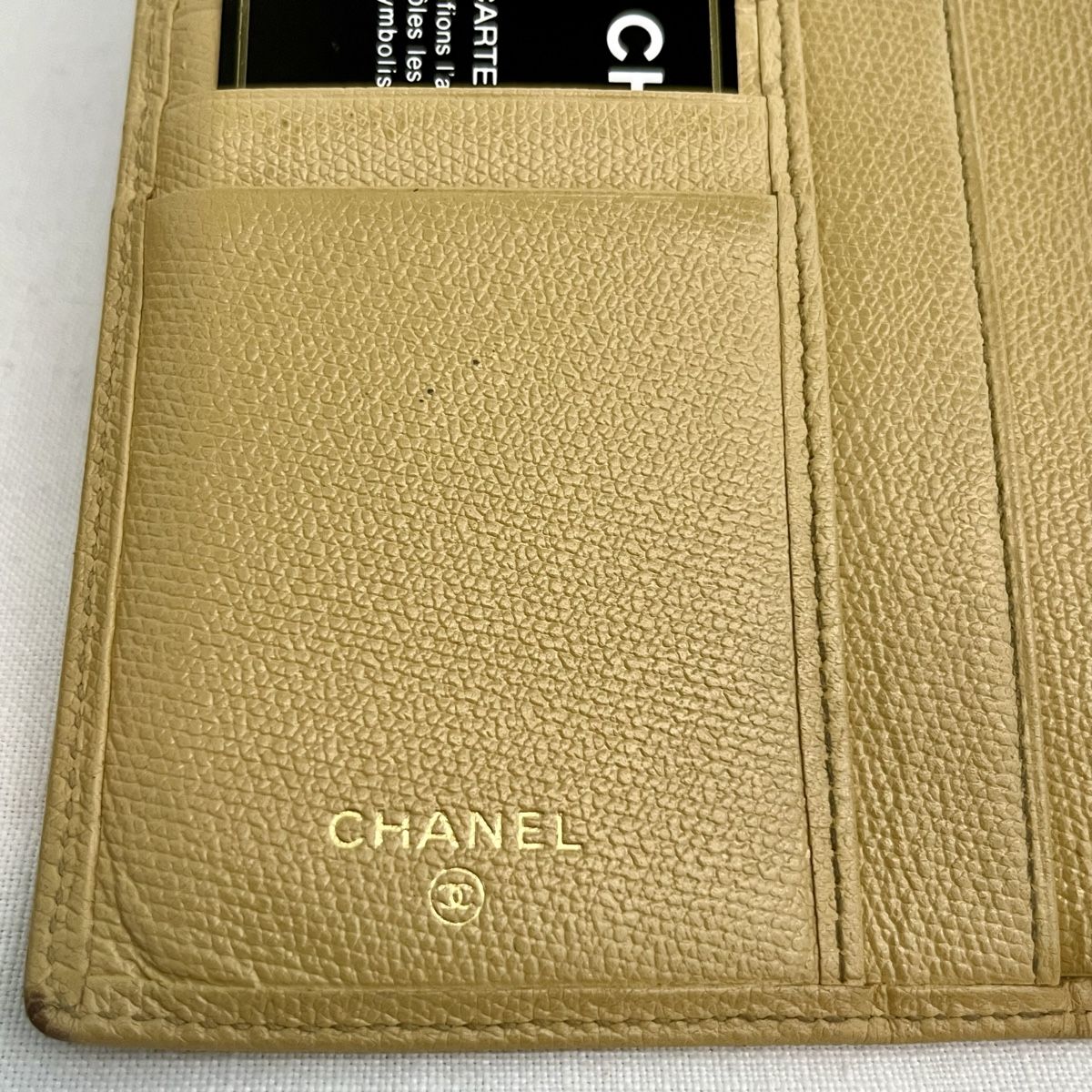 Chanel Portamonete: Chanel Portemonnaie beige – Usato da Basel venduto da marinaliane 2