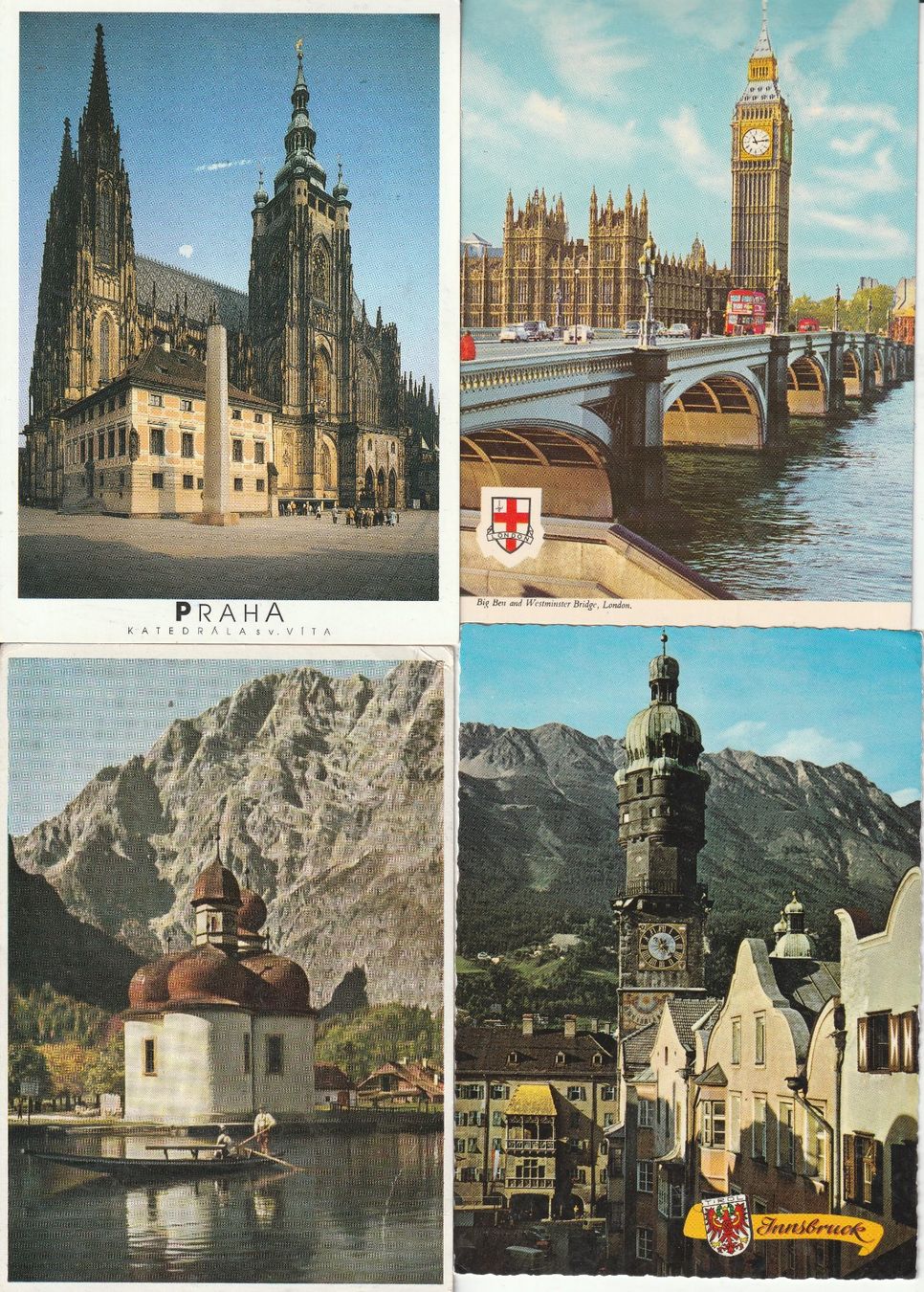 Cartoline postali: 20 Diverse Karten Ausland – Usato da Lumbrein venduto da made02 8