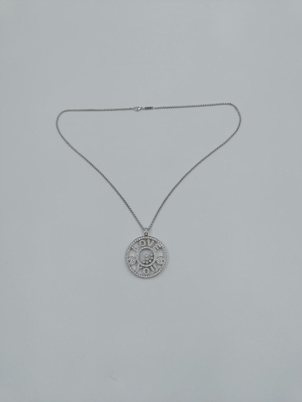 Chopard Catenine: CHOPARD HAPPY DIAMONDS " LOVE YOU " COLLIER , FULL SET – Usato da Luzern venduto da EdiGem 5