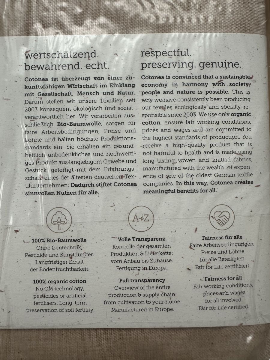 Biancheria da letto: Cotonea Bettwäsche Chambray 155x220 – Nuovo e nell'imballaggio originale da Bern venduto da Runnit 9