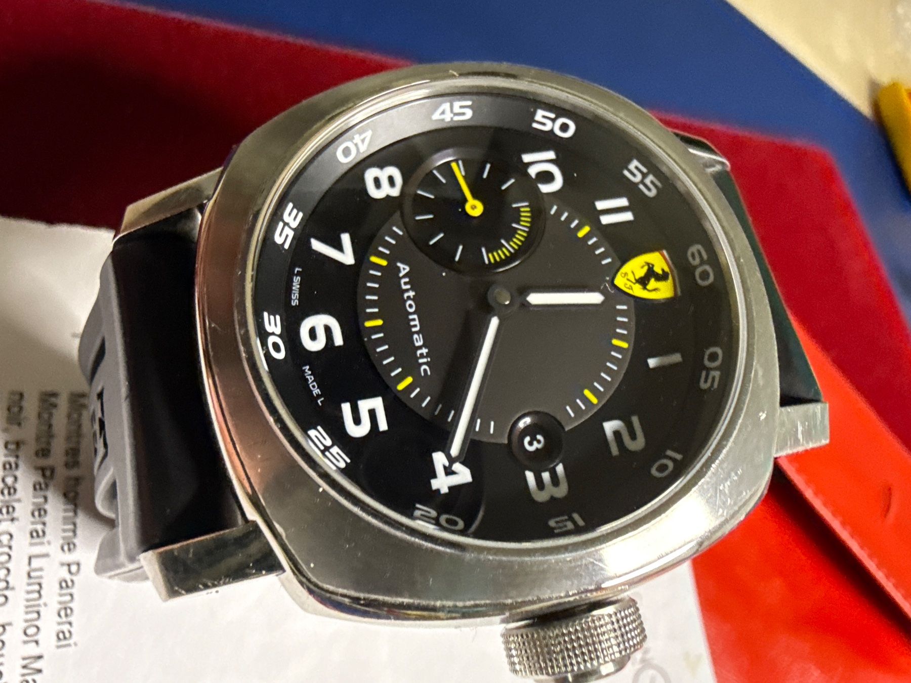 Panerai Orologi: Panarai Luminor Marina Ferrari 44 mm – Usato da Pfeffingen venduto da Allhandelklgwatches 2