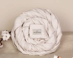 Mabyen Tragetuch Baby beige elastisch guter Zustand