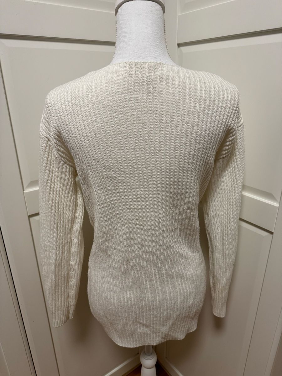 Zebra Pullover & Sweatshirts: Weisser Strickpullover, Gr. M,Zebra – Gebraucht aus Arlesheim von Eli_77 2