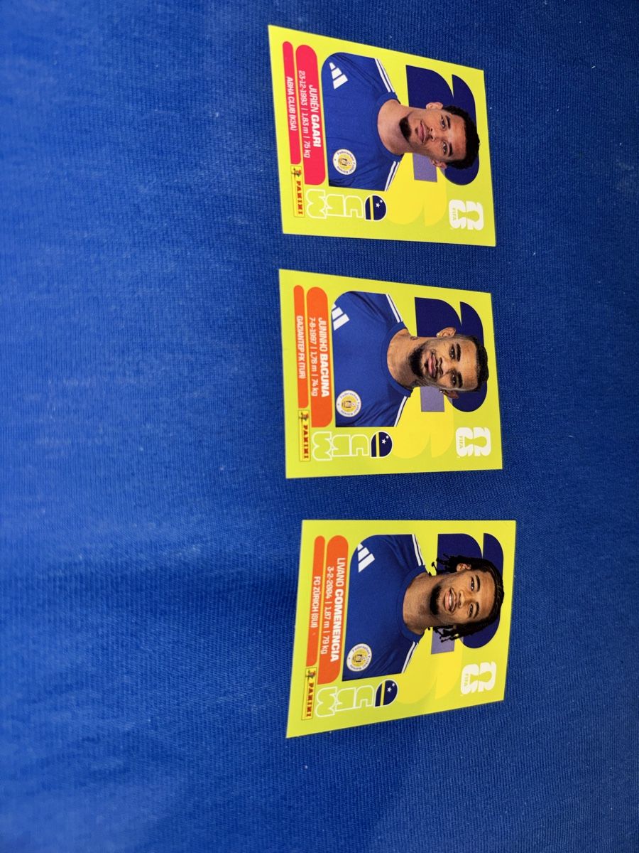 Panini Carte collezionabili: Curacao 3x panini – Nuovo (secondo la descrizione) da Olten venduto da Melxnie_46