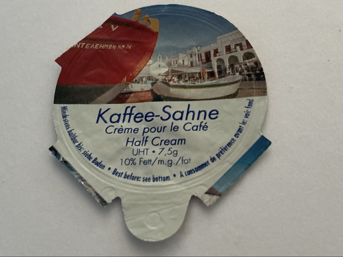 Kaffeerahmdeckel: D-95 A - Griechische Motive – Gebraucht aus Allschwil von gewuerznelke