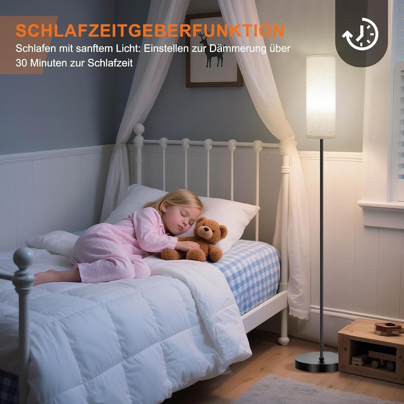 Lampen: Stehlampe RGB Dimmbar Smart mit Fernbedienung Schwarz – Neu und originalverpackt aus Hallau von Sale50OFF 3