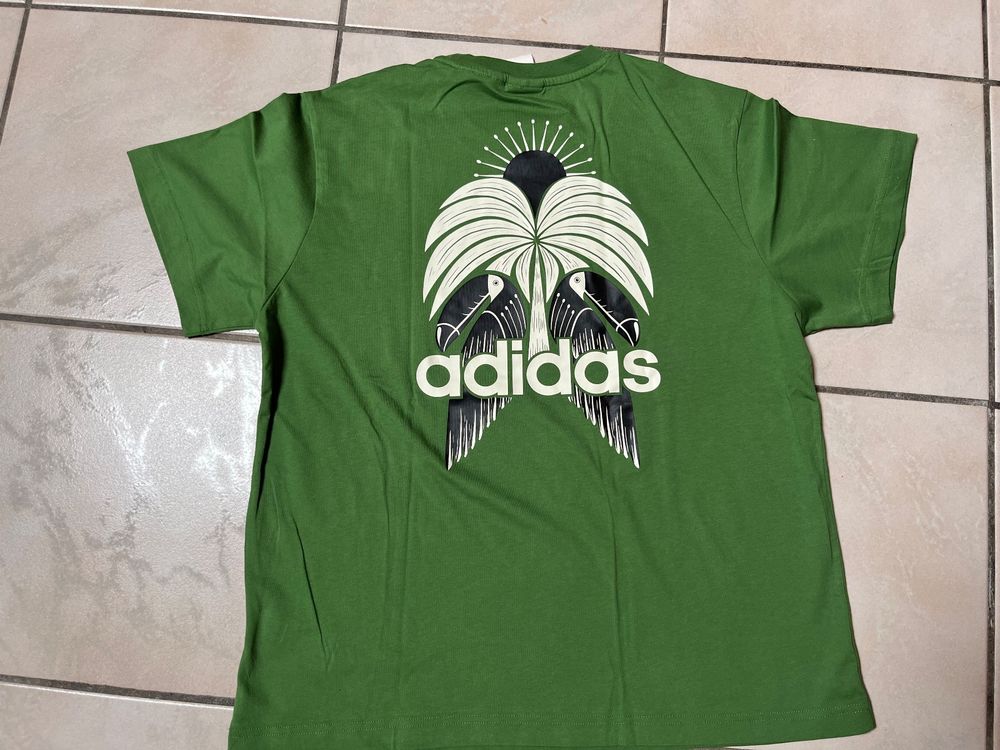T-shirt femme Adidas Farm Rio vert perroquets tbe XL (D&amp;#39;occasion) à ...