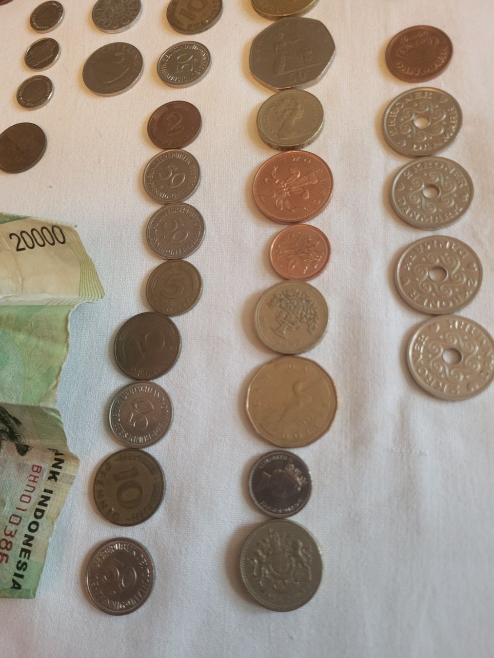 Alle Münzen: Alte Münzsammlung plus 1 Note – Gebraucht aus Guggisberg von Aegertenlehn 3