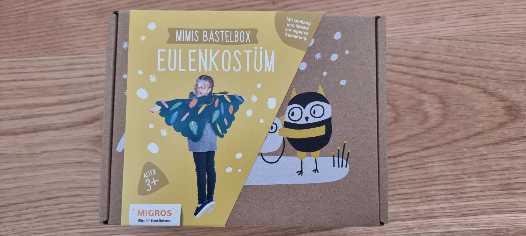 Kit bricolage: Migros: Mimis Bastelbox Eulenkostüm – Nuovo e nell'imballaggio originale da Lachen SZ venduto da allesweg78