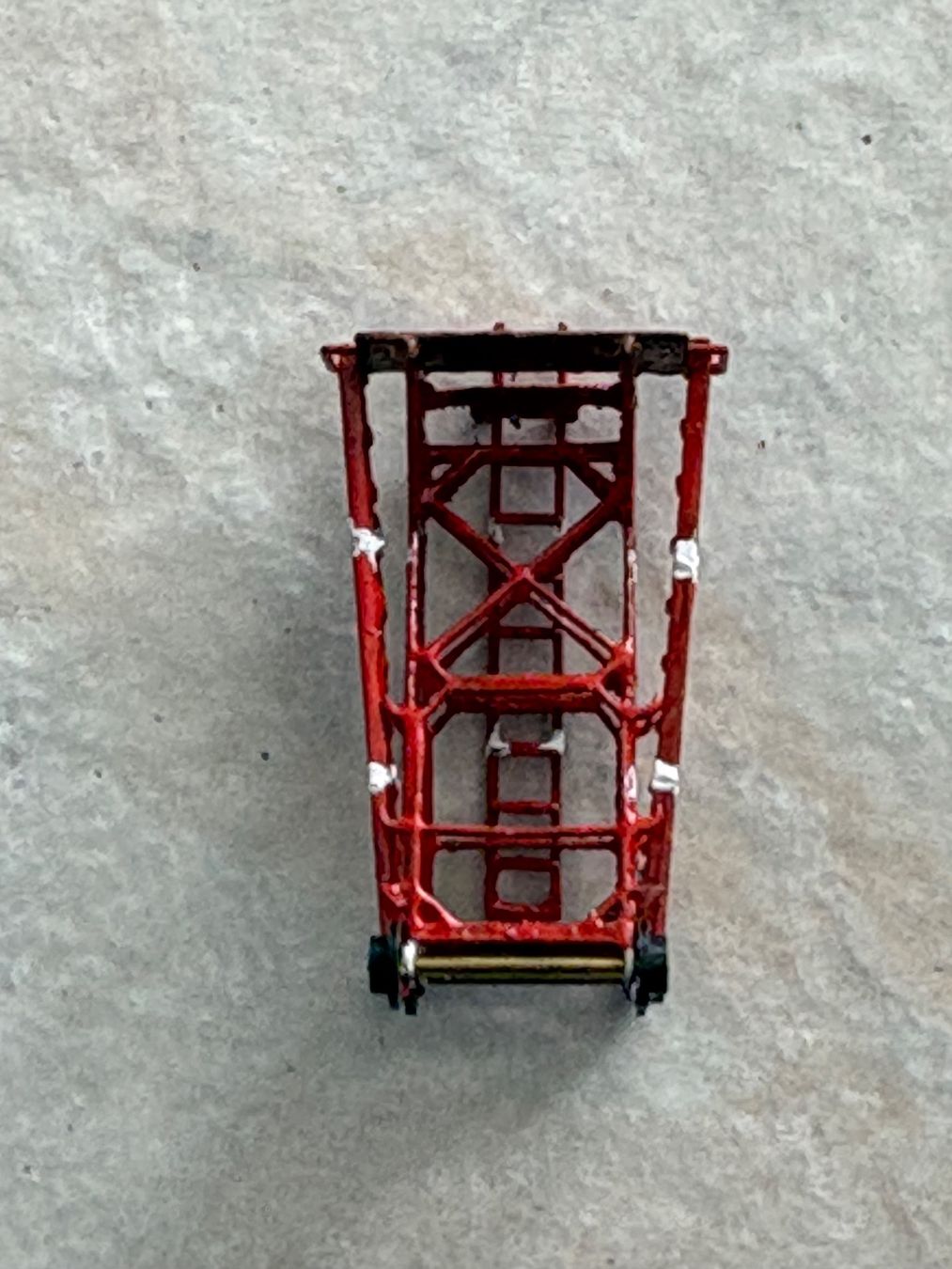 Modellini di ferrovie: Oberleitungs Service Wagen SPUR N Rot – Nuovo (secondo la descrizione) da Hauterive NE venduto da eriamch 2