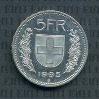 CHF___5.00 1995 -unz 5 Franken
