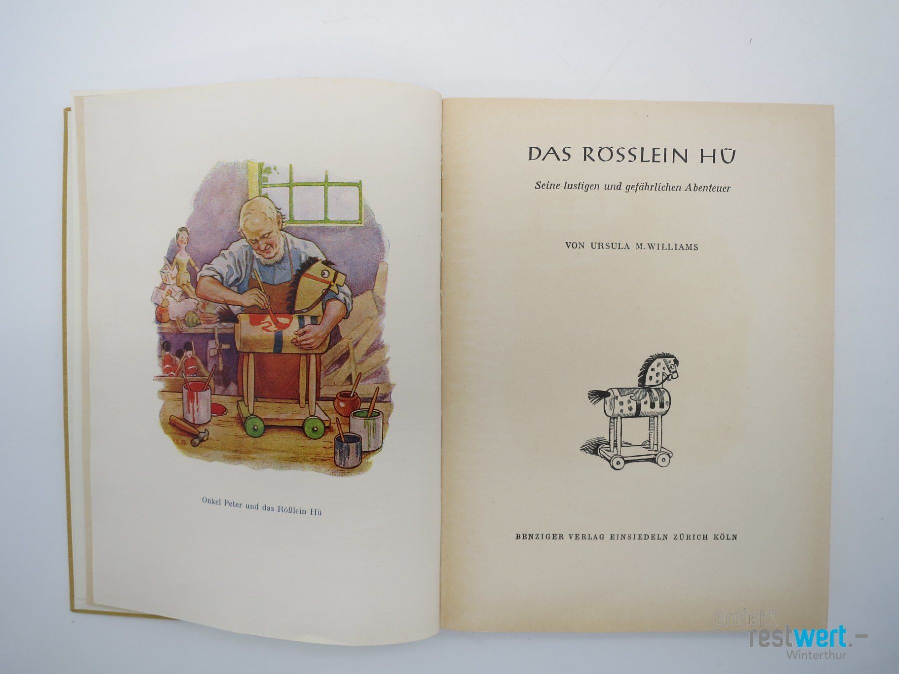 Libri: WILLIAMS Das Rösslein Hü – Usato da Winterthur venduto da Restwert_Winterthur 4