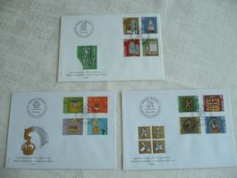 Pro Patria 1982 - 84 3 FDC SBK B194 - B205