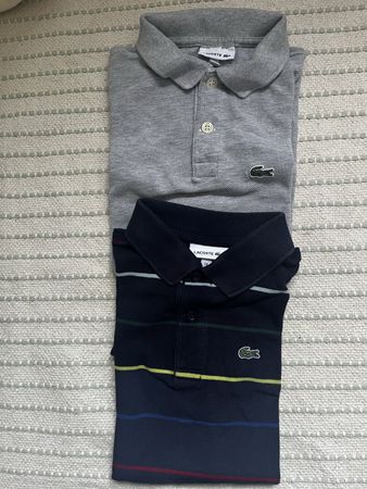 2 Lacoste Poloshirts Kurzarm, Grösse 140 / 10 Jahre