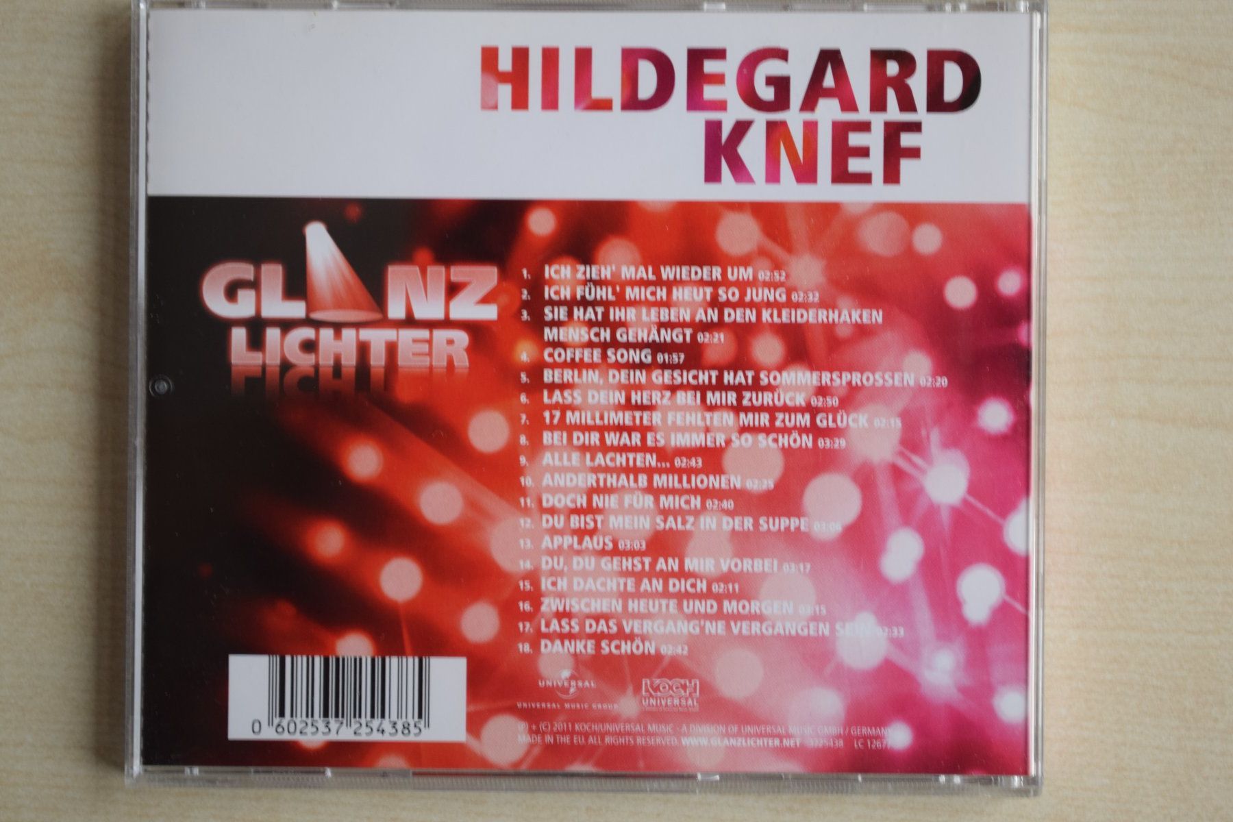 CDs: Hildegard Knef - Glanzlichter CD (831) – Gebraucht aus Reutigen von DONDON55 1