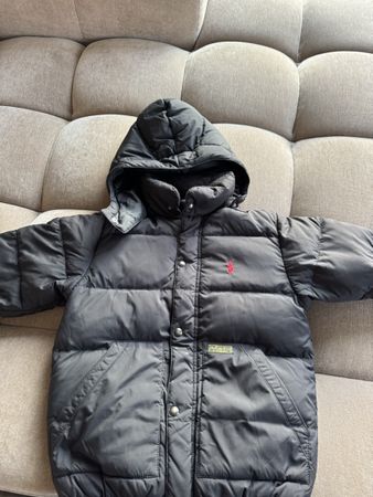 Polo Ralph Lauren Winterjacke schwarz Grösse S 8 Jahre