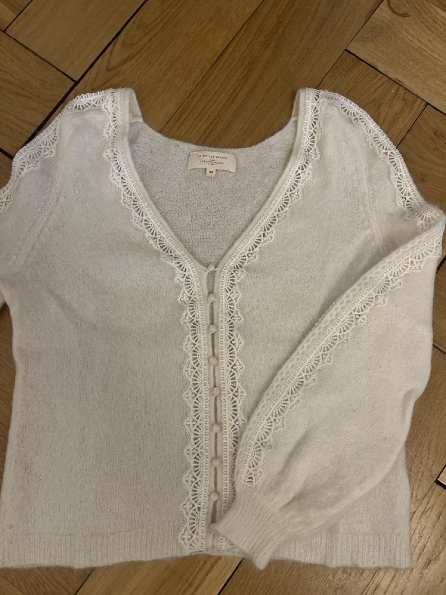 Sezane Pullover & Sweatshirts: feine Strickjacke von Sézane – Gebraucht aus Basel von lore_pil