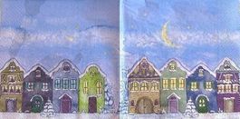 Serviette winterstimmung (w163) 2Stk.