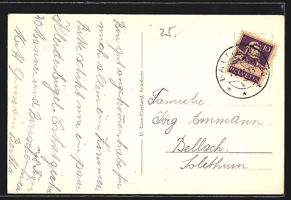 Cartoline postali: Solothurn, Kurhaus und Ferienheim Ober-B – Usato da Berlin venduto da bartko-reher 1