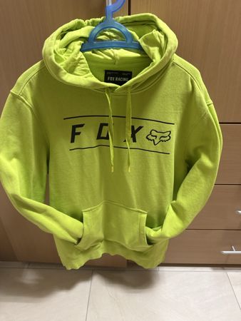 Sweat à capuche Fox Racing jaune taille L bon état