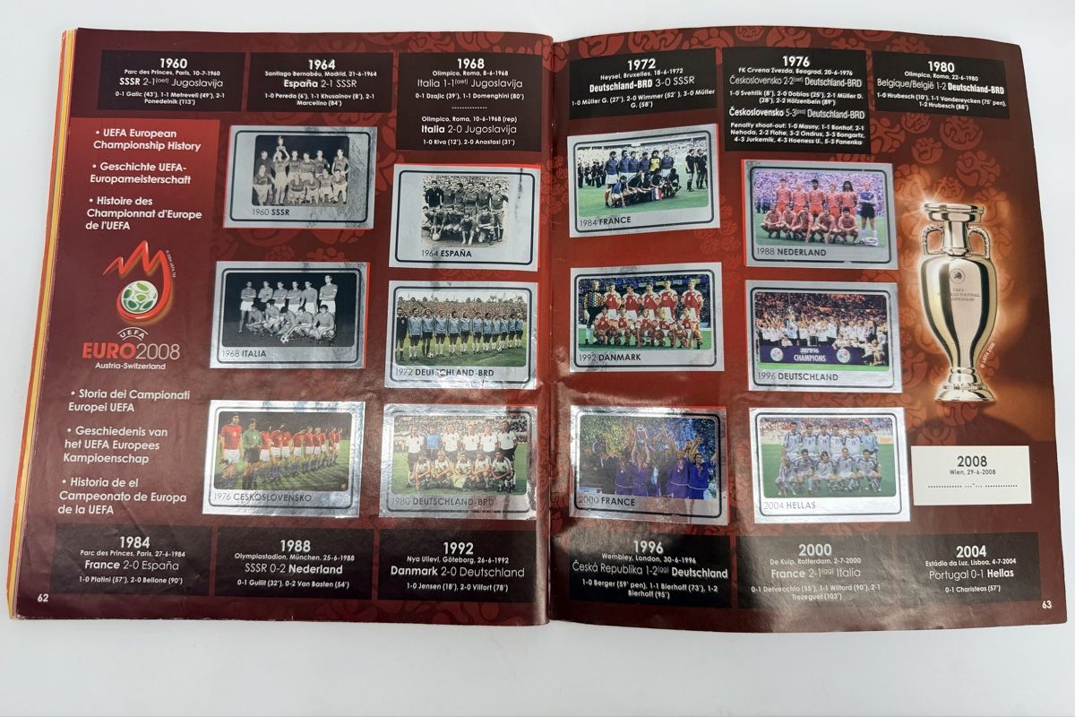 Panini Album: Album Panini UEFA Euro 2008 - complet – Usato da Vessy venduto da _Callidus_ 9