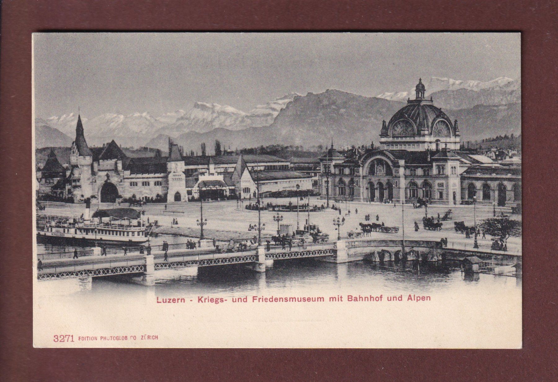 Ansichtskarten: LUZERN - Bahnhof – Gebraucht aus Pully von nicecards