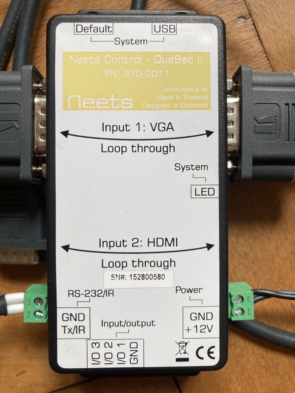 Sistema di controllo: Neets Control Video Umschalter – Usato da Winterthur venduto da Rumo6