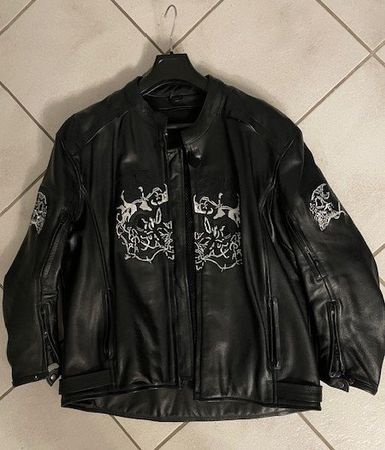 schöne Lederjacke Grösse XL