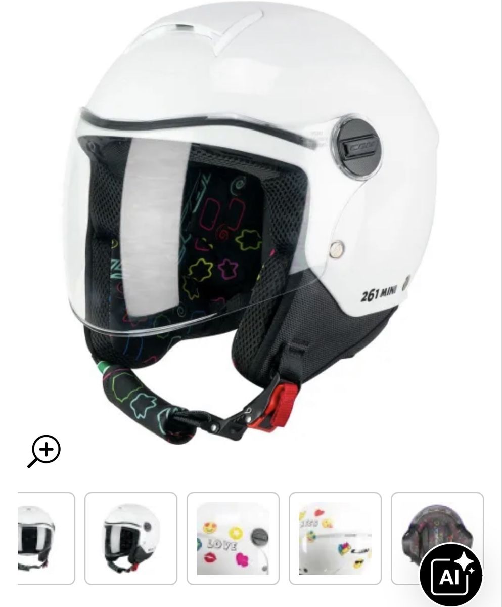 Caschi & visiere: Kinder Motorradhelm Cgm 261A Mini Mono Jethelm Junior – Nuovo e nell'imballaggio originale da Eschlikon TG venduto da jb10