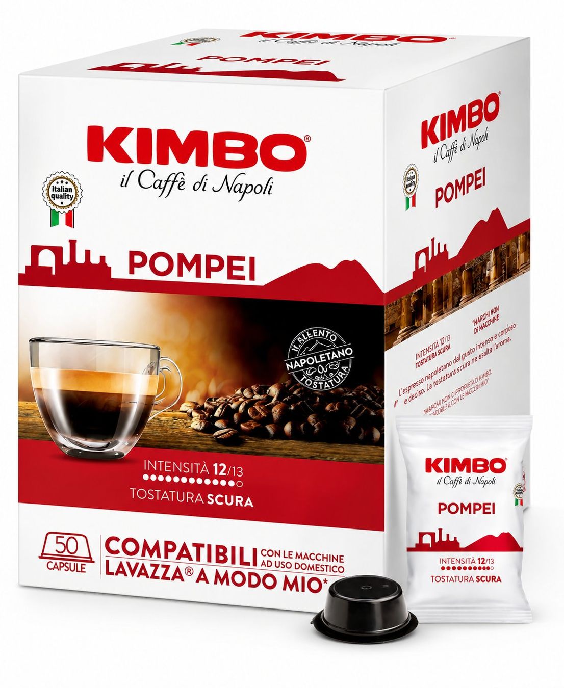 Lavazza Cibi & Specialità: Kimbo Pompei Kaffeekapseln – Usato da Neuchâtel venduto da Dualseele