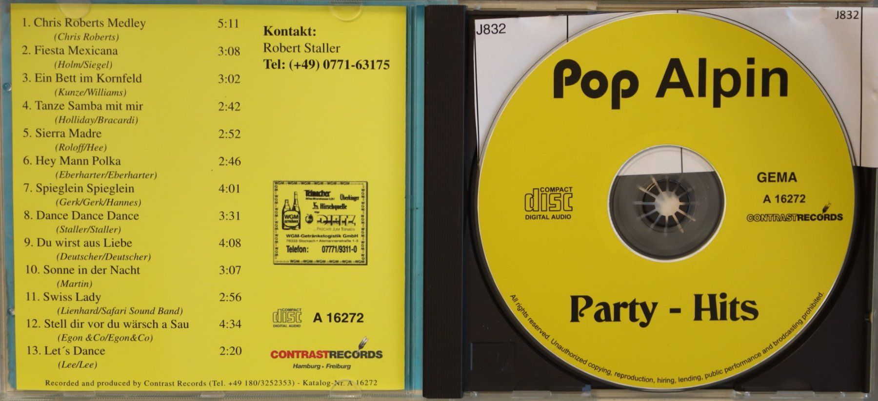 CD: Pop Alpin – Party- Hits – Usato da Luzern venduto da CONTENTI 1