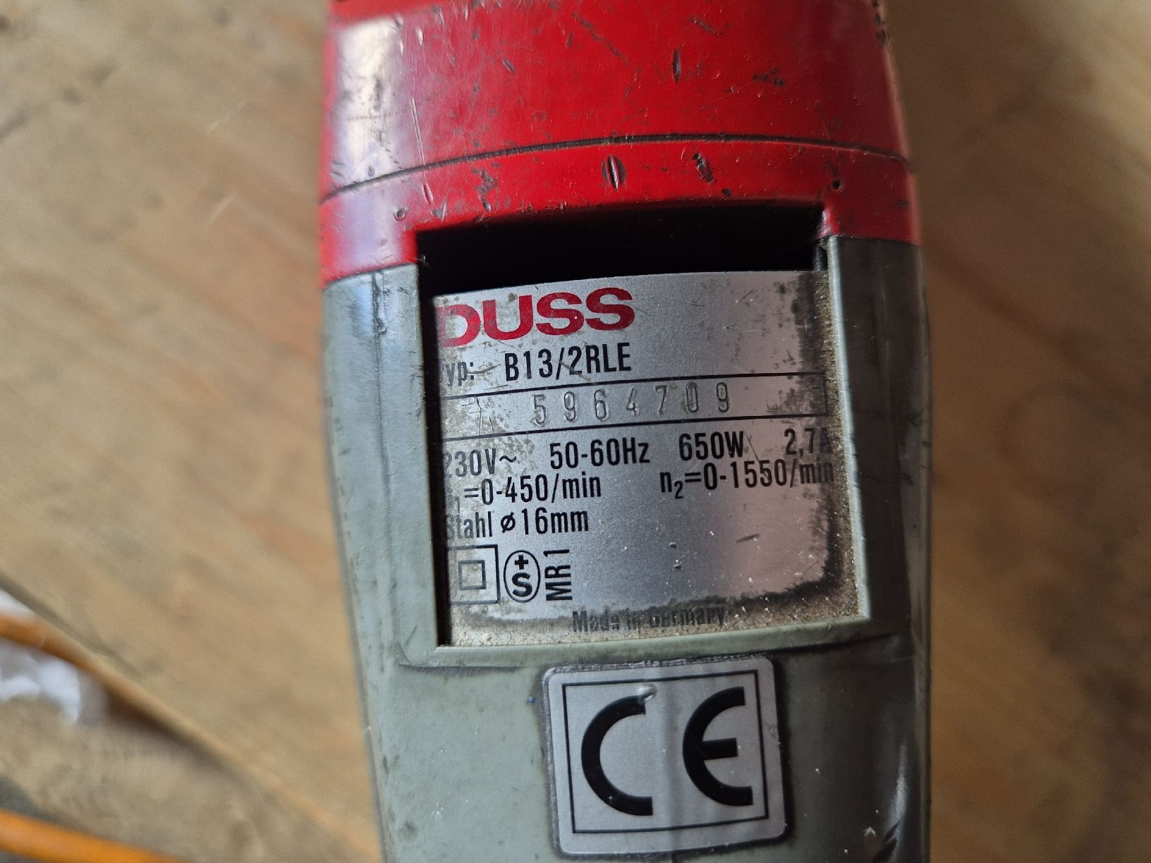 Duss Trapani: Duss Bohrmaschine 650w – Usato da Biel/Bienne venduto da Alfauri74 3