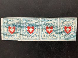 Rayon I hellblau, T.25-28 dünn, m. Attest Eichele, KP 2500.-