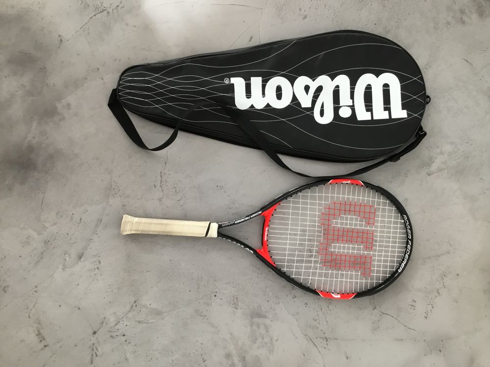 Wilson Roger Federer Junior Tennisschläger mit Hülle Kaufen auf Ricardo