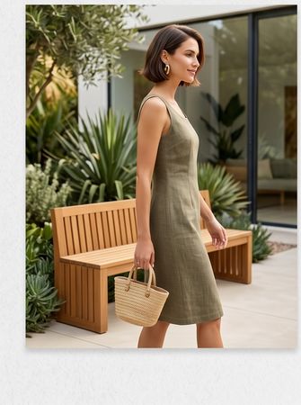 Robe Maloka kaki  — Neuve — Taille 2