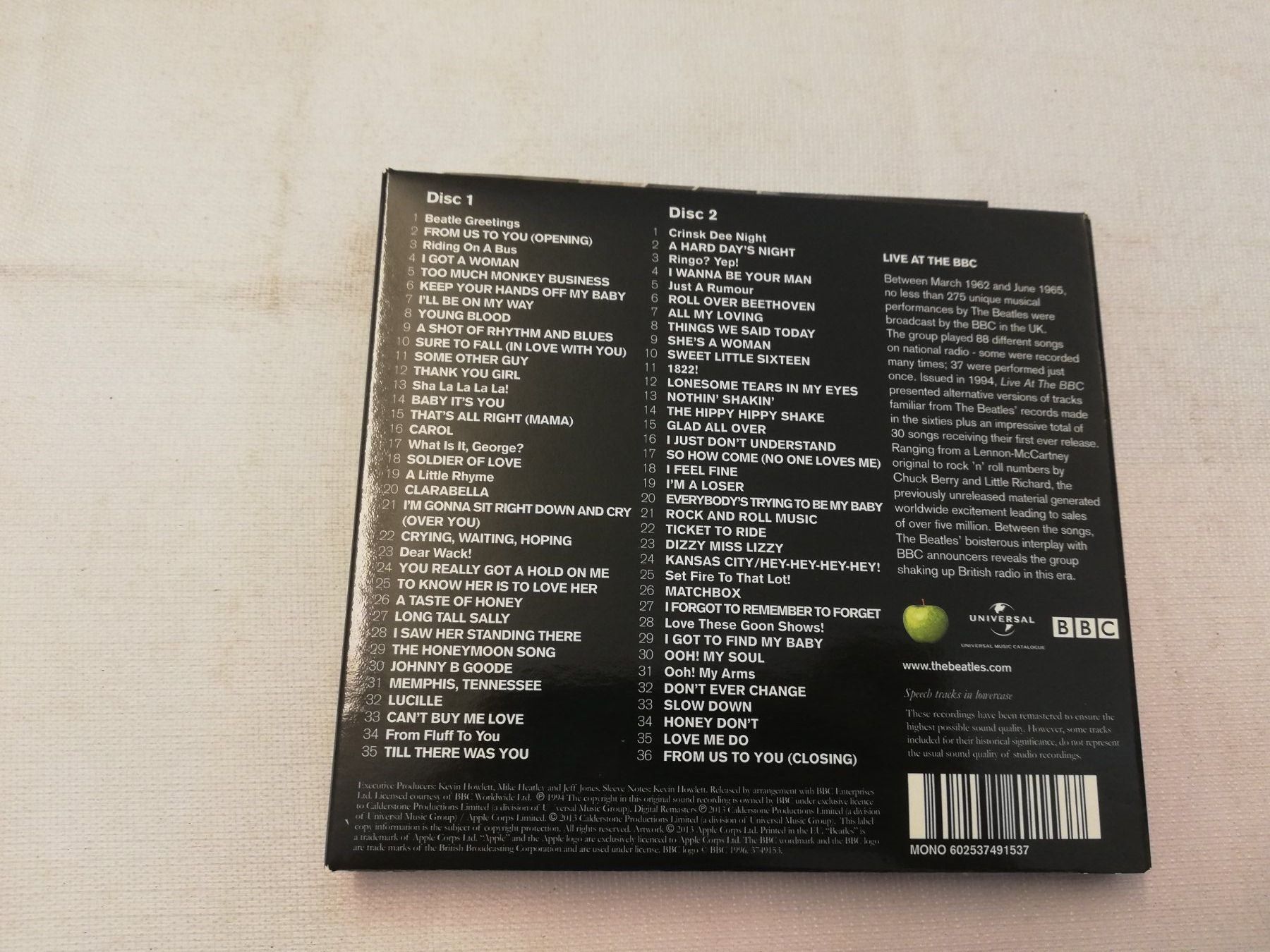 CDs: THE BEATLES - LIVE AT THE BBC – Gebraucht aus Bern von Vinylsound.ch 1
