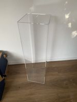 Wettbewerbsurne transp. m. Einwurfschlitz neuwertig 25x25x90