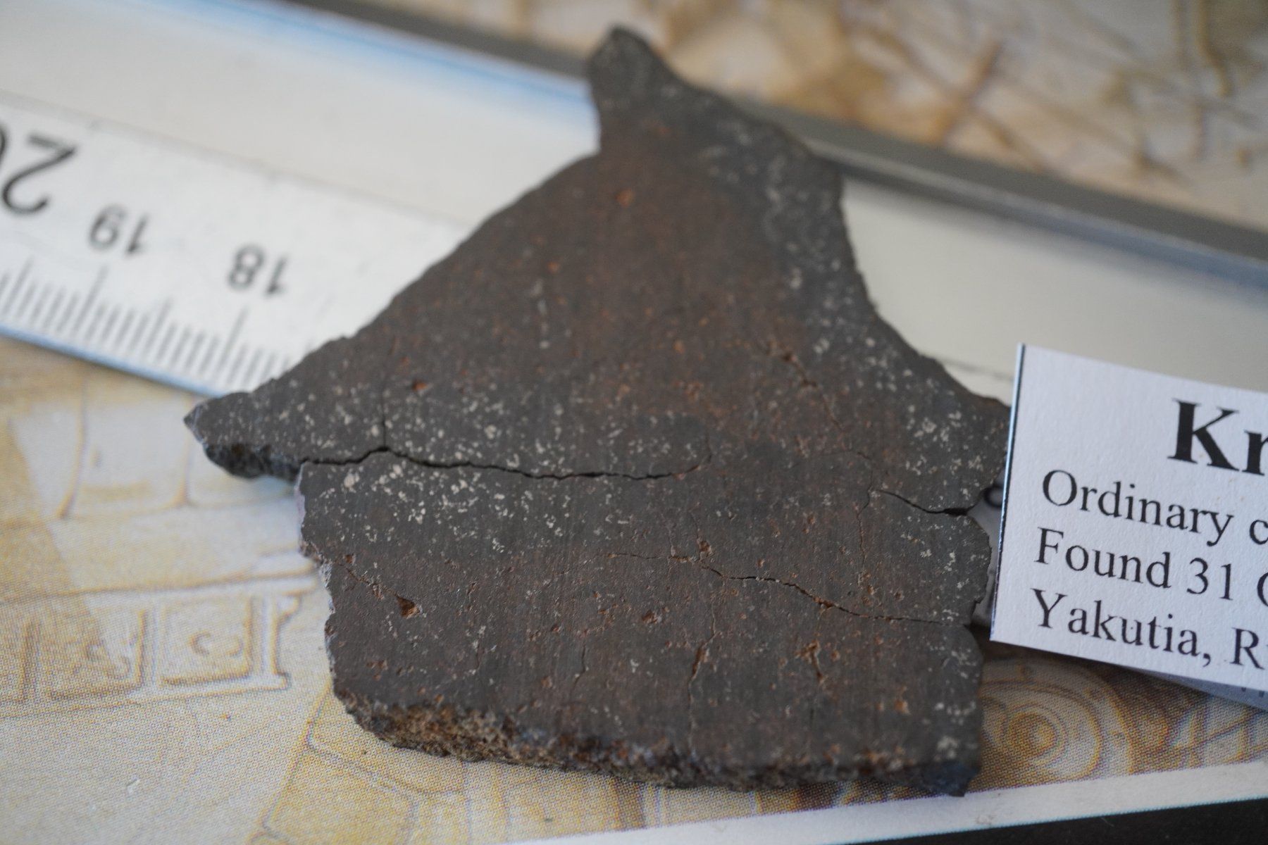 Minerali & Pietre curative: Krest Kytyl   Meteoriten  18,5g    Scheibe – Nuovo e nell'imballaggio originale da Eschenbach SG venduto da topstone 1