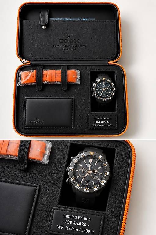 Orologi: Der Edox Class 1 Limited Edition 'Ice Shark I'  – Usato da Stans venduto da Lumi216