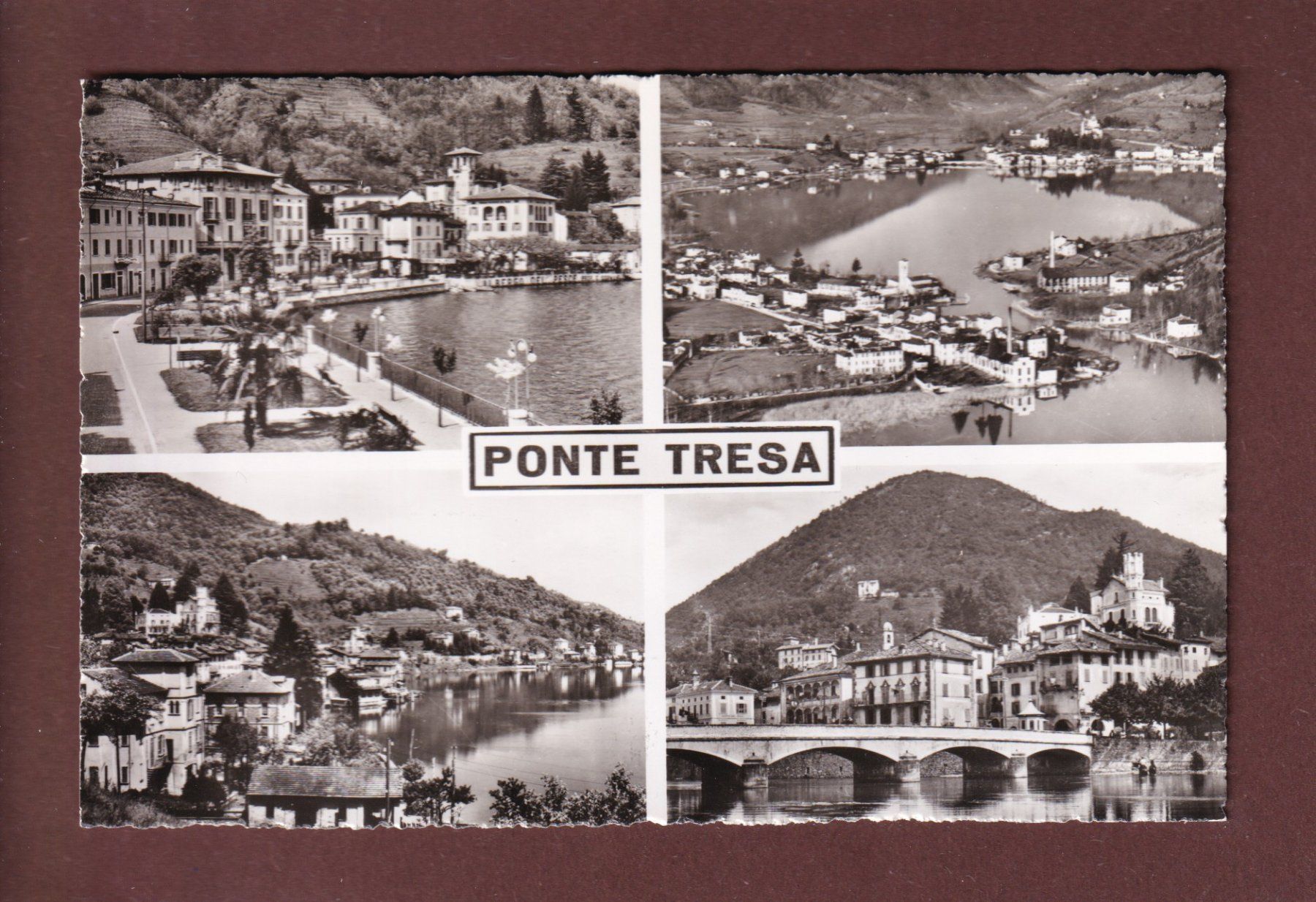 Ansichtskarten: PONTE TRESA - 4 images – Gebraucht aus Pully von nicecards