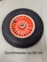Rad   für Garette Karette   Schubkarre  ca 39cm Durchmesser