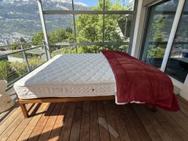 Doppelbett - Verstellbar zu Einzelbett, inkl. Matratze