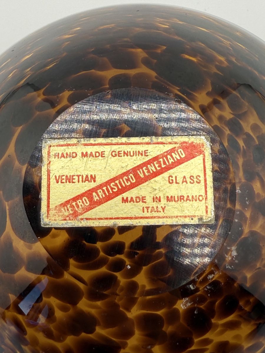 Murano Gläser: Murano Glas Schale Schildpatt Optik Tortoise Shell – Gebraucht aus Zürich von Geniuss 4