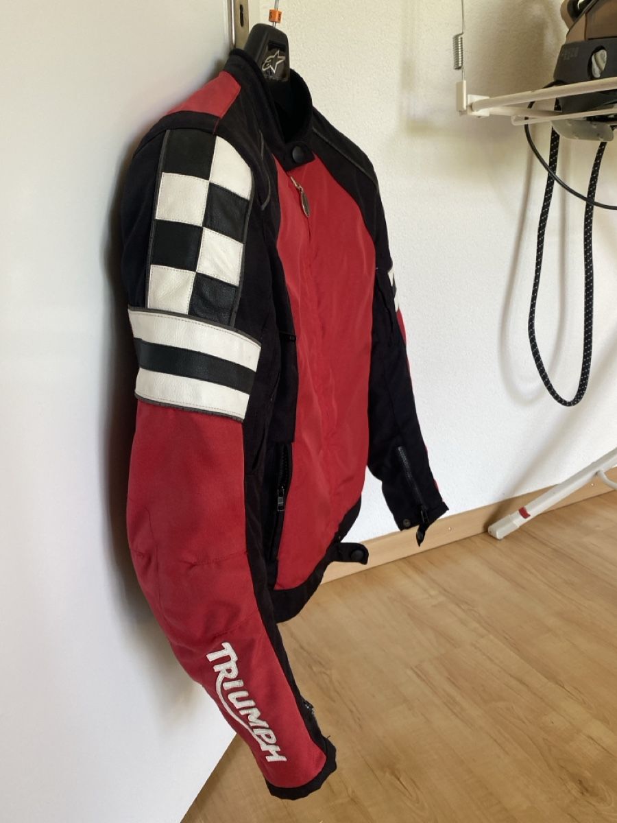 Triumph Giacche: Retro Triumph Motorrad Jacke, Grösse S, – Usato da Biberist venduto da andreanita 2
