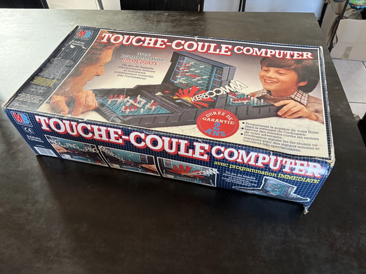 Giochi: 2 versions du Jeu Touche-Coulé Computer MB – Usato da Vallamand venduto da Bricbracbroc82 6