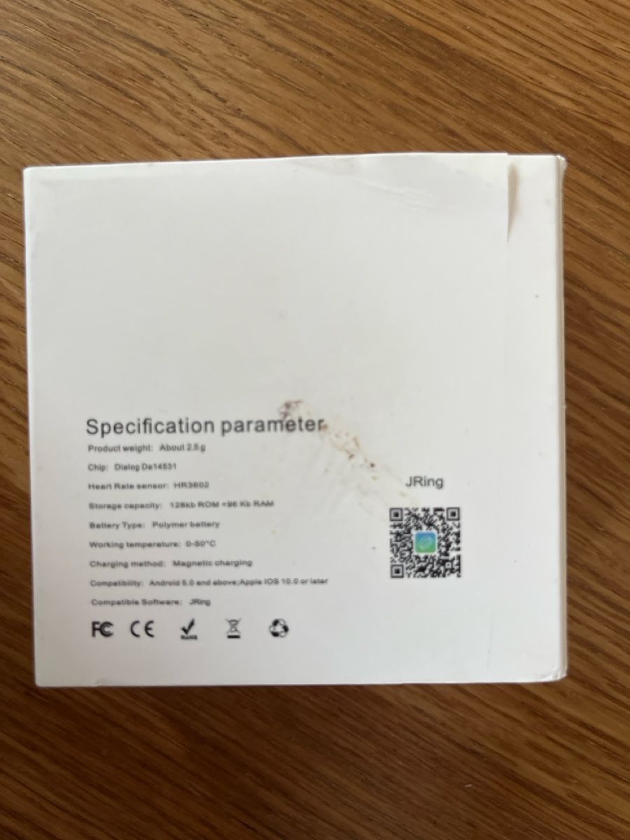 Bagues: Smart Ring JRing neu mit Ladekabel OVP – Neuf avec emballage d'origine à Adlikon b.Regensdf par Tanjawolf 1